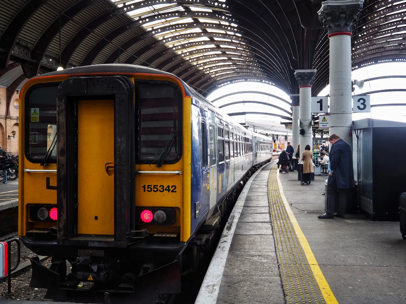 Platform 1 at York station