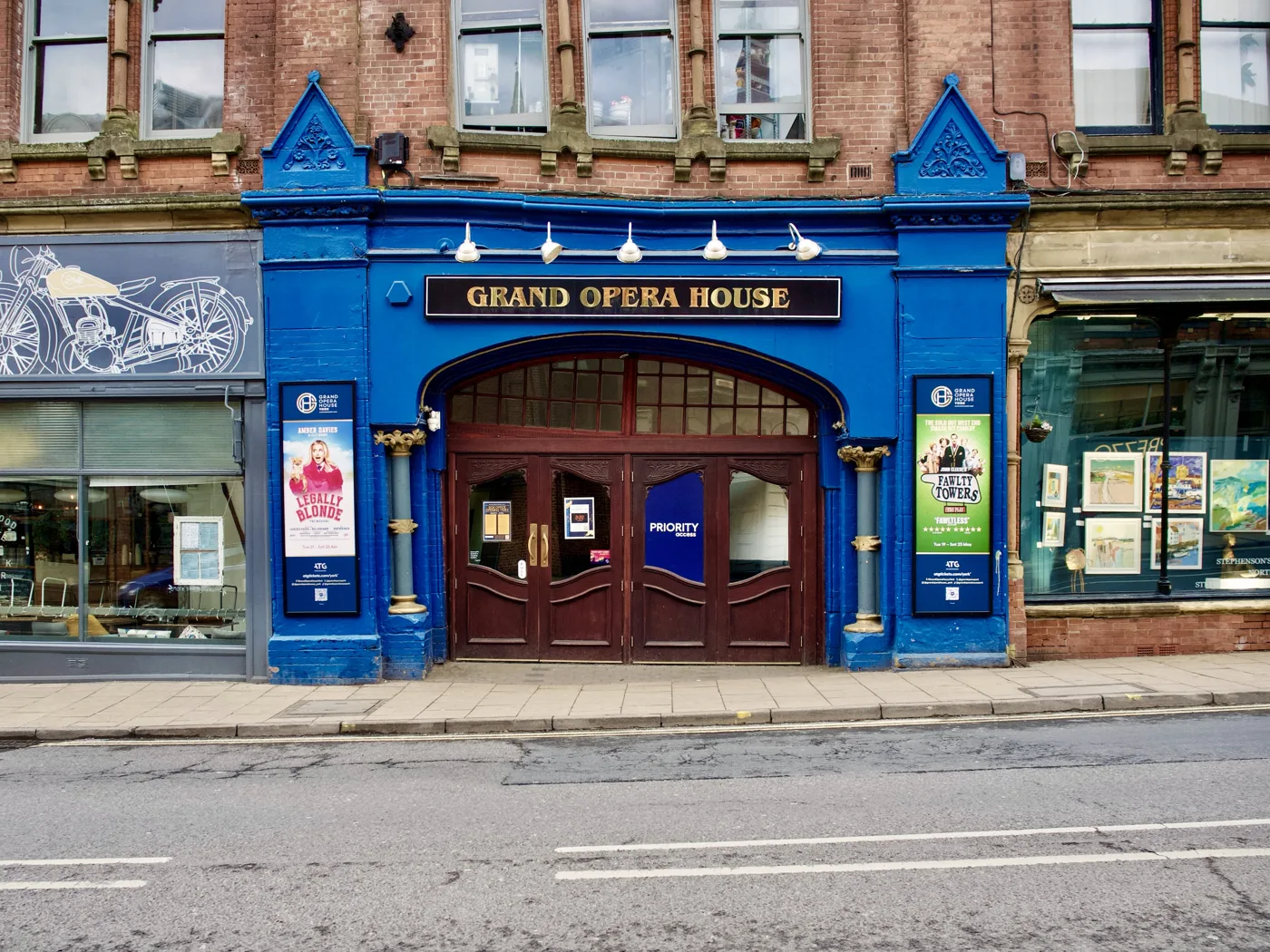 The Grand Opera House on Clifford Street, York, photographed in April 2026